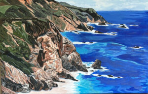 Monterey bay ca coast artwork