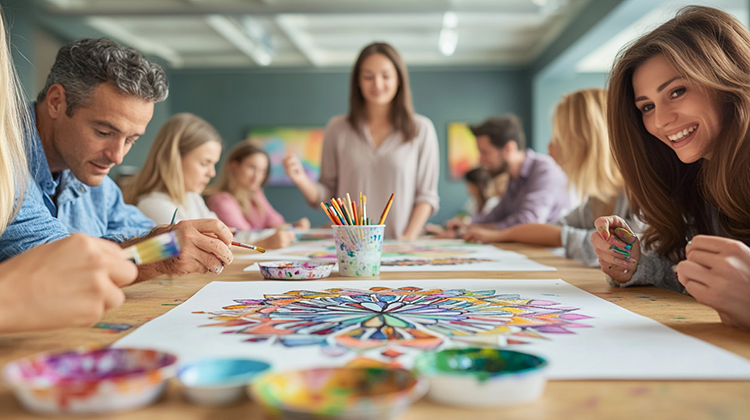 A mandala workshop